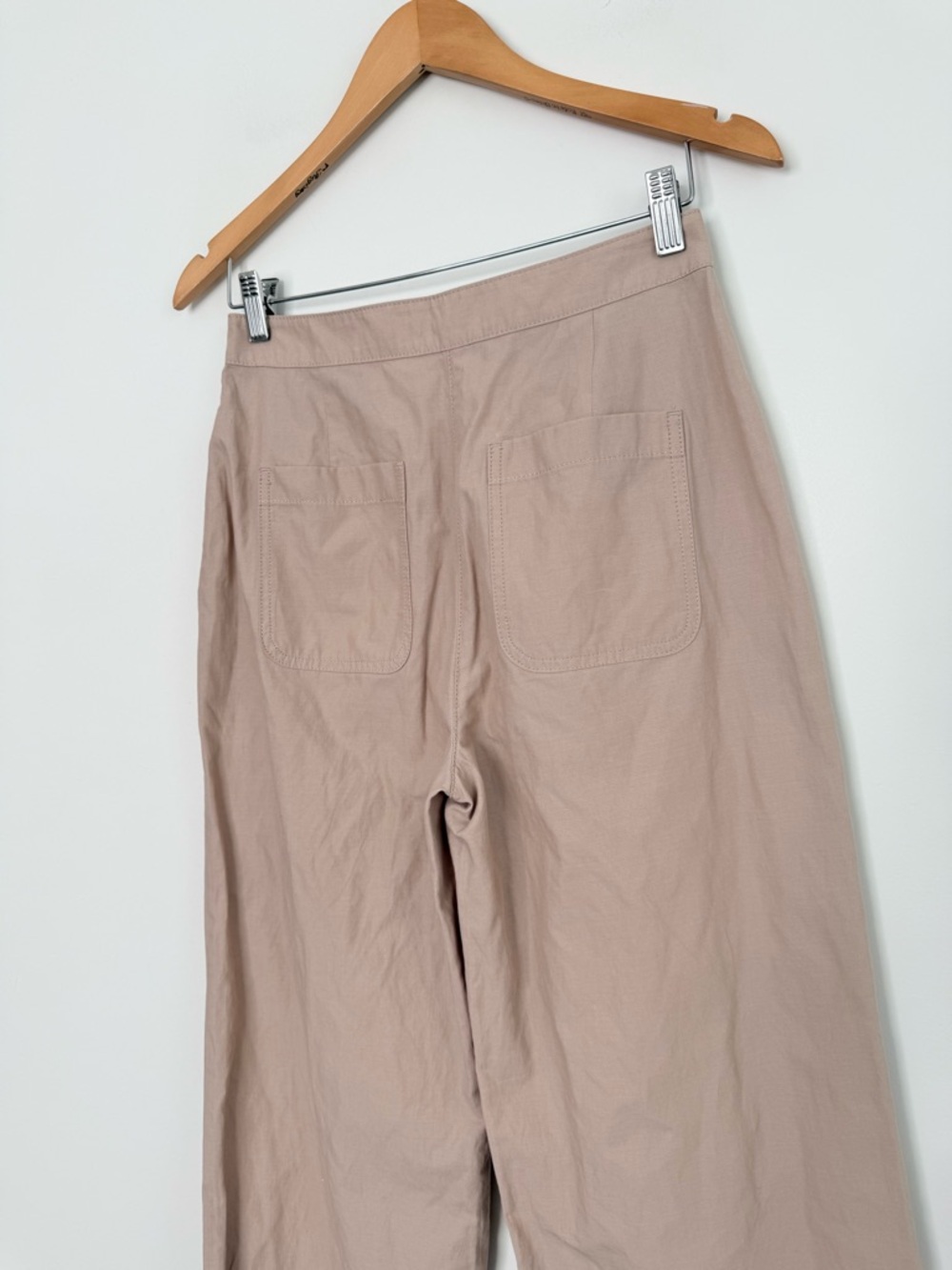 Eileen Fisher Organic Cotton Steel Wide-Leg Pant - Picture 6 of 10